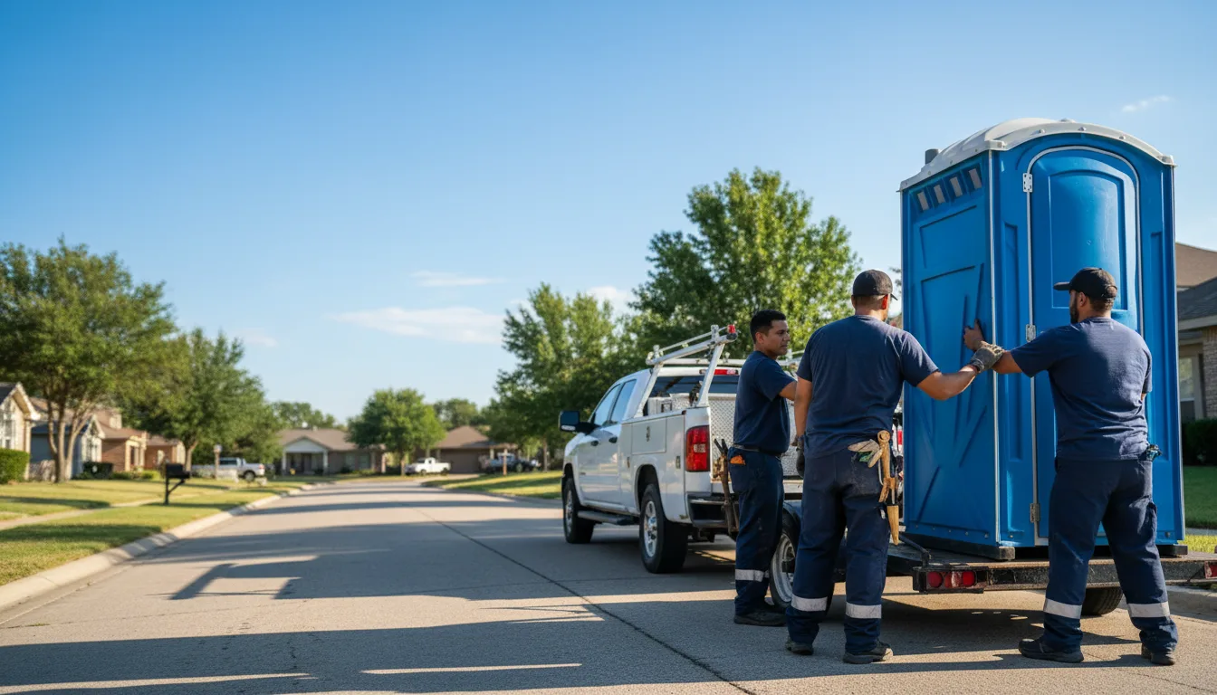 Portable Toilet Rental in Wellman, TX near me